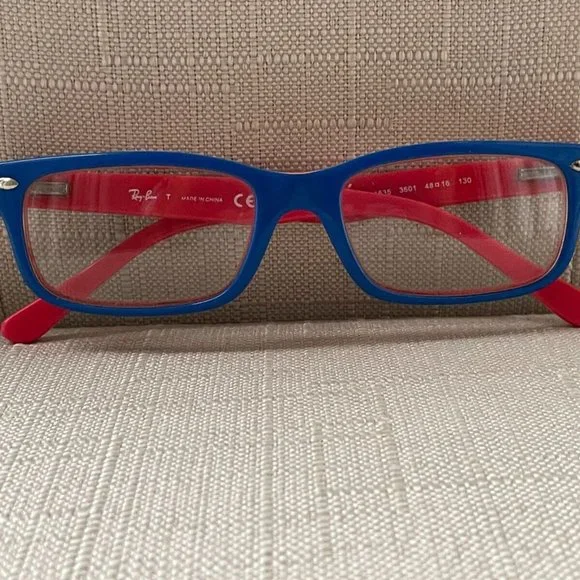 Ray-Ban Women Eyeglasses Blue/Red Tone RB1535 48[]16 130 Glasses Retail $130 - Picture 3 of 12